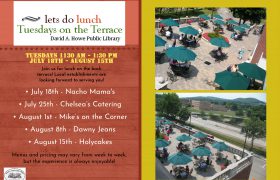 Tuesdays on the Terrace Schedule