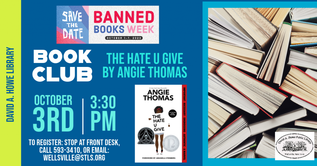 Banned Books Week Book Club: The Hate U Give by Angie Thomas