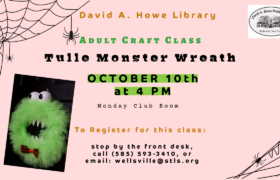 Adult Craft Class: Tulle Monster Wreath