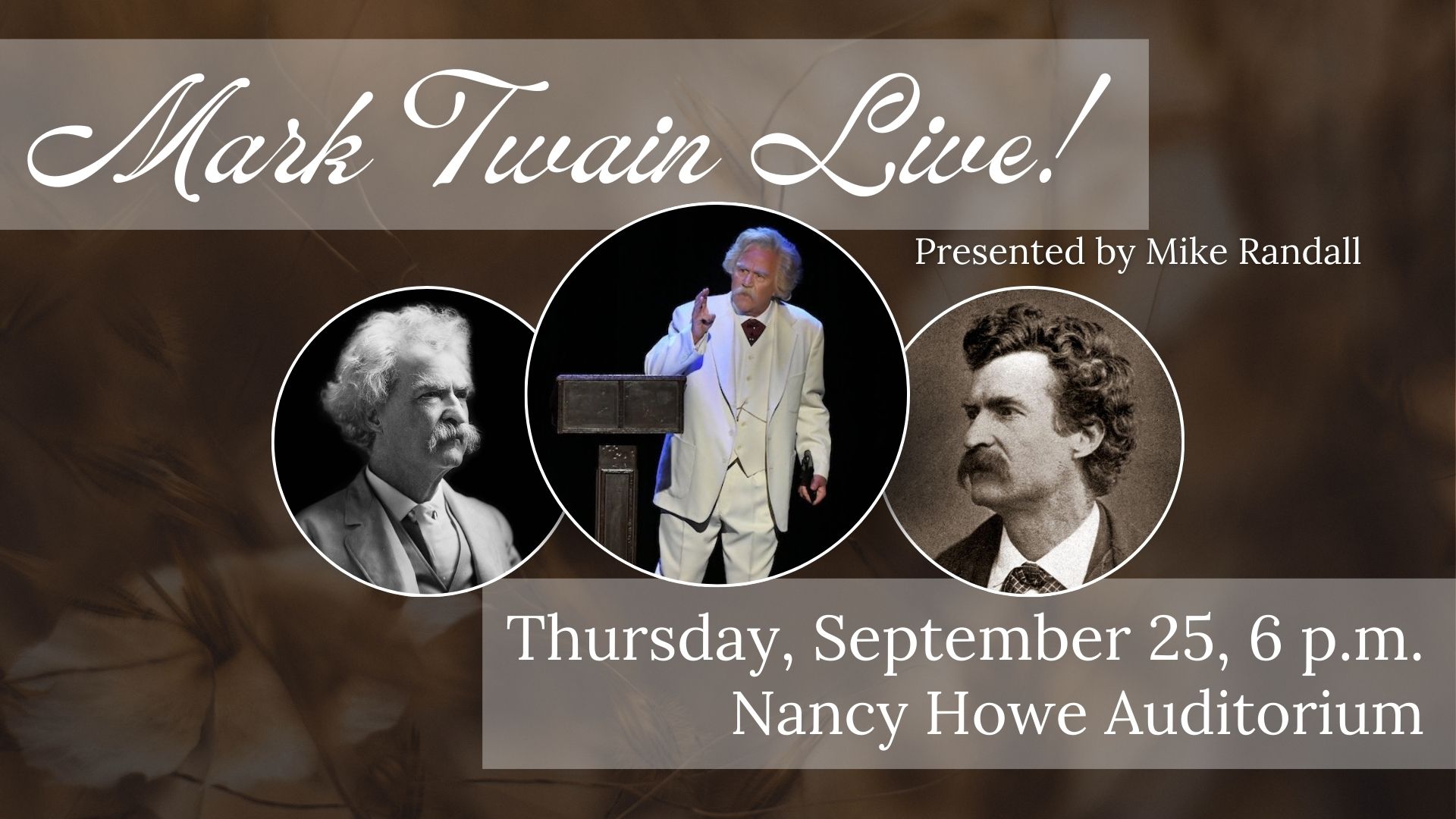 Mark Twain Live! with Mike Randall