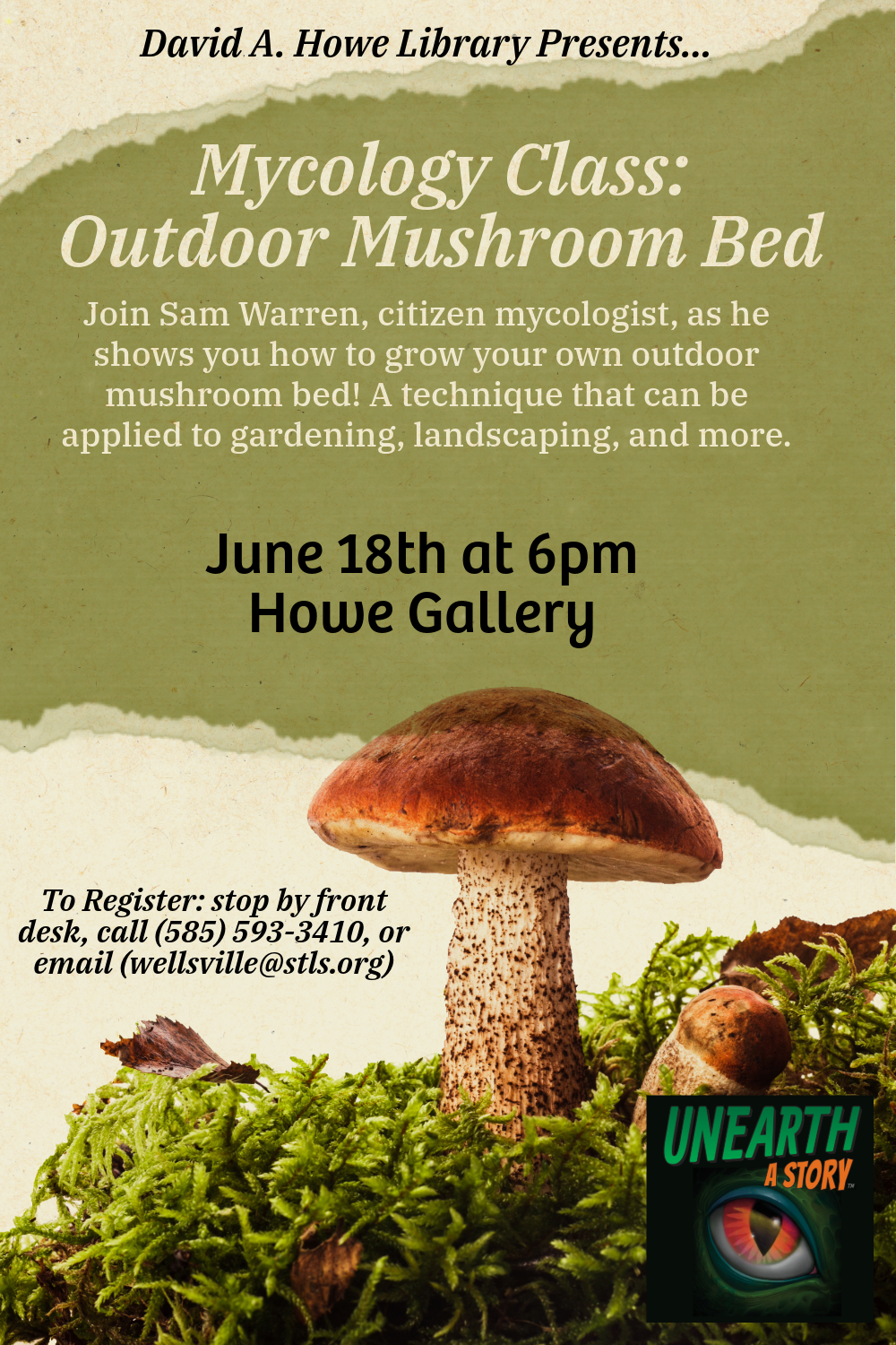 Mycology Class: Outdoor Mushroom Bed